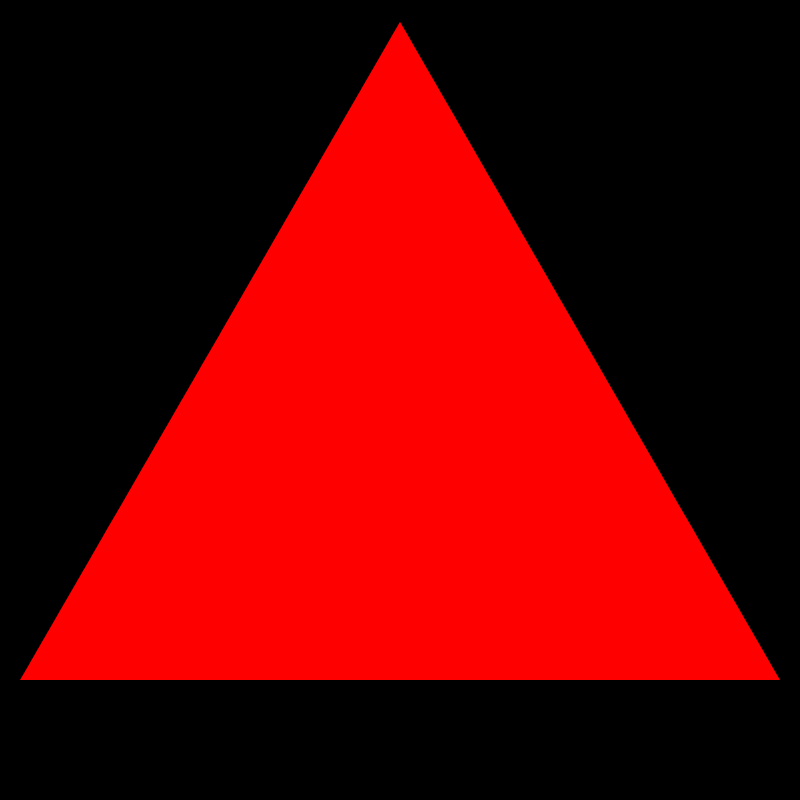 Sierpinski triangle for 0