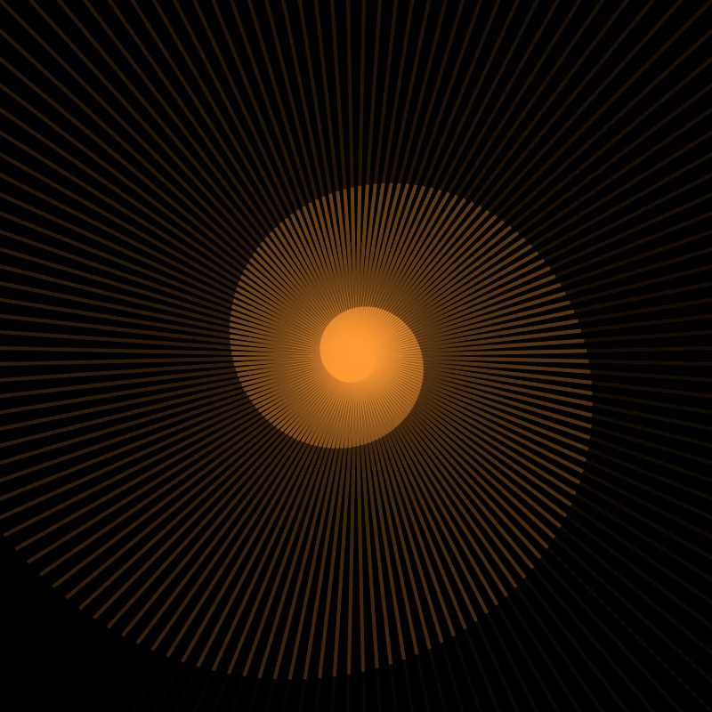 orange spiral pattern